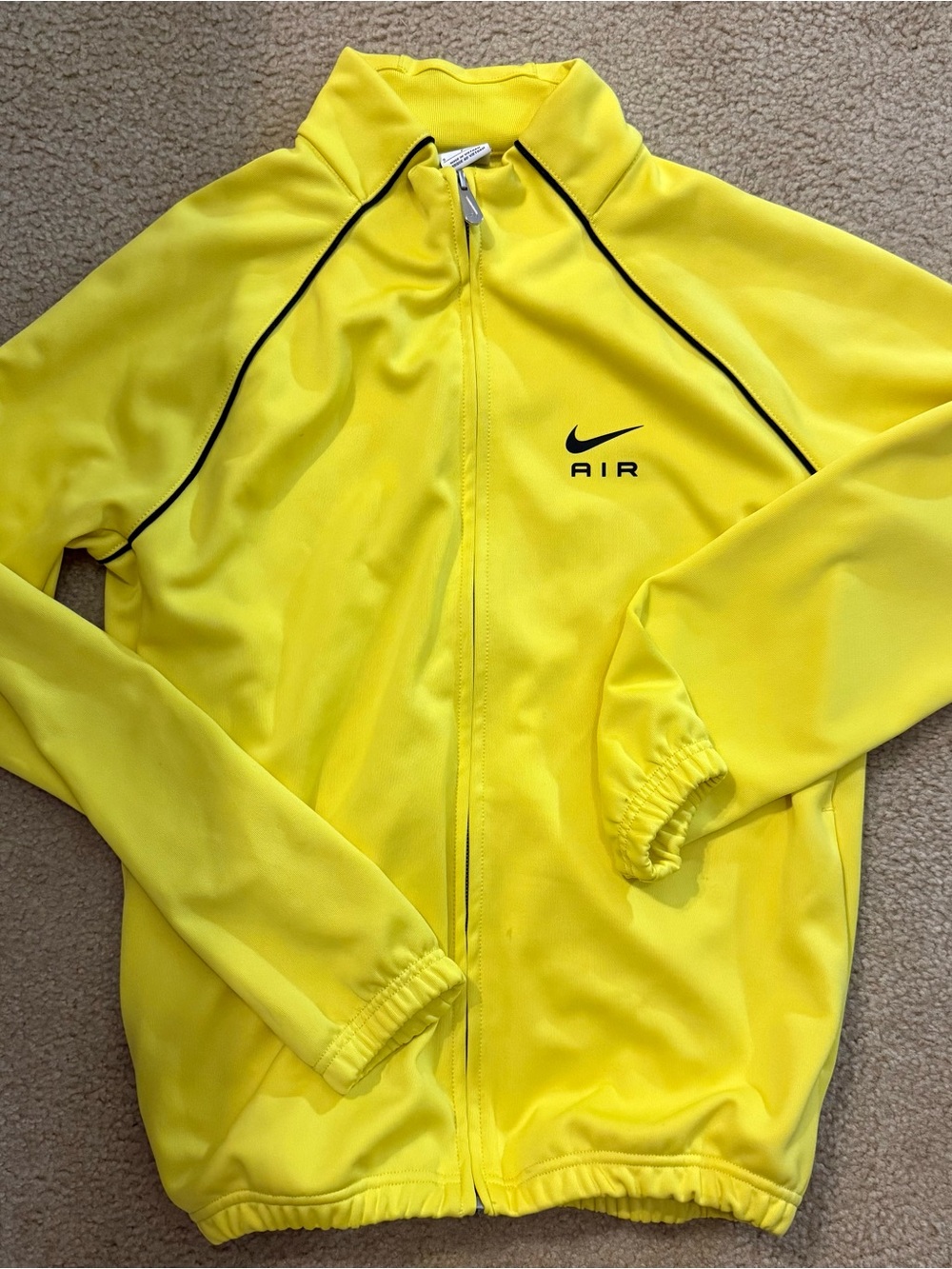 Nike Air Yellow Zip-Front Track Jacket